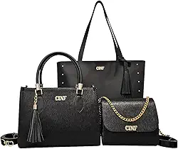 Kit Bolsa Sacola Grande + Transversal Média +Tira Colo Pequena