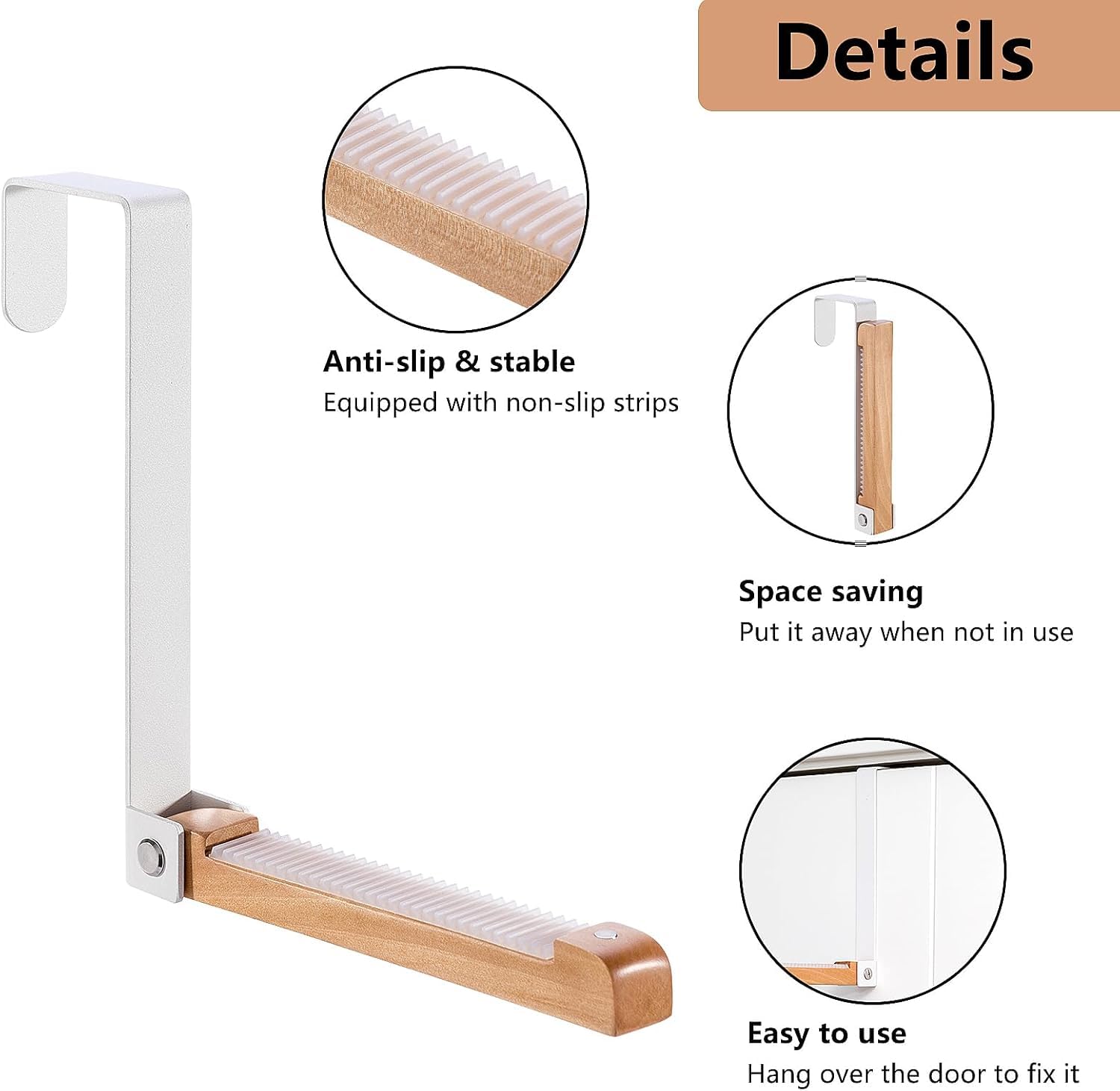 ZACK Potes zelfklevende handdoekhaken 7cm 2 stuks geborsteld RVS