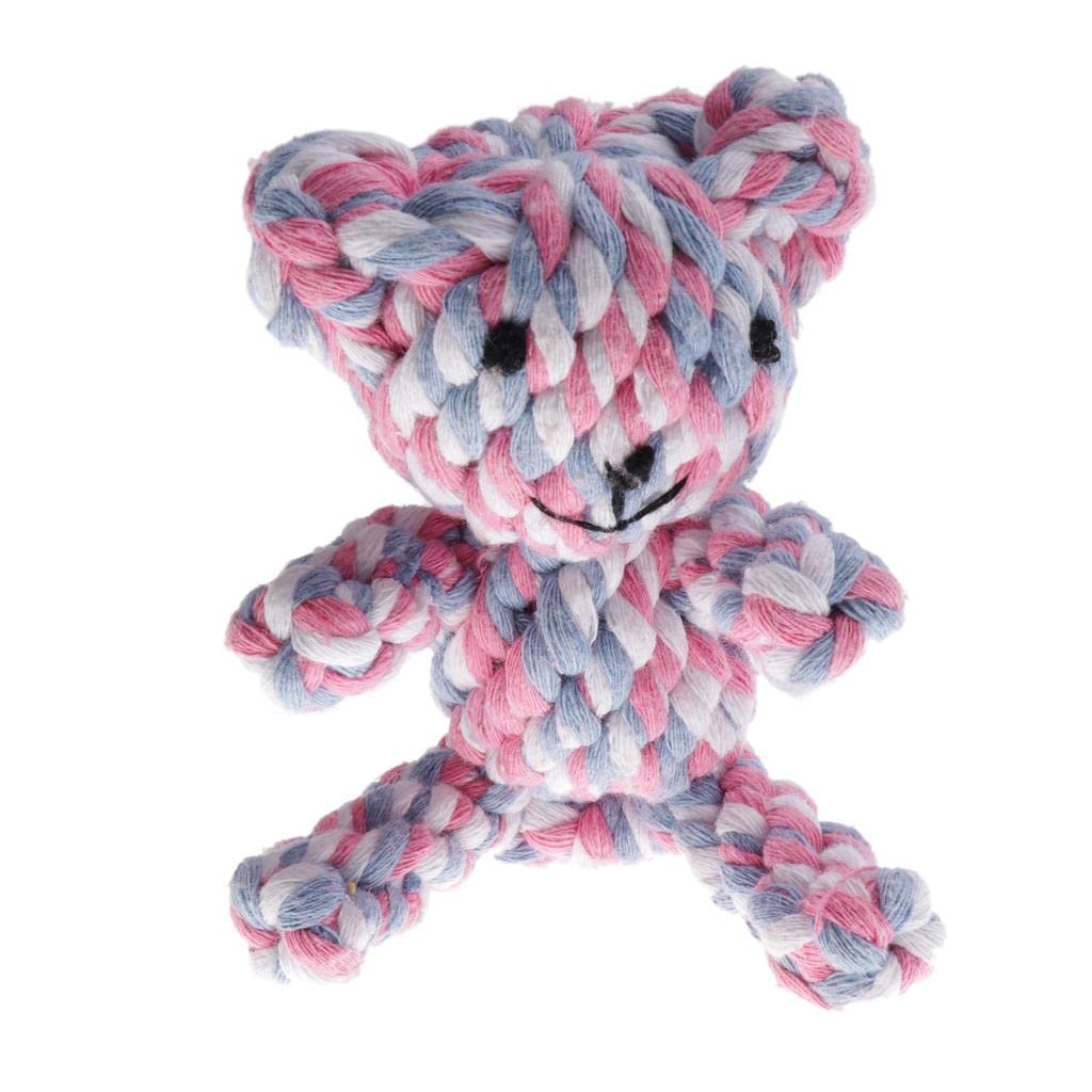 Qianly 6X Juguete de Cuerda de Juguete para de Mascota, Juguete para Arrojar de Mascota, Masticables para, Y Diversión