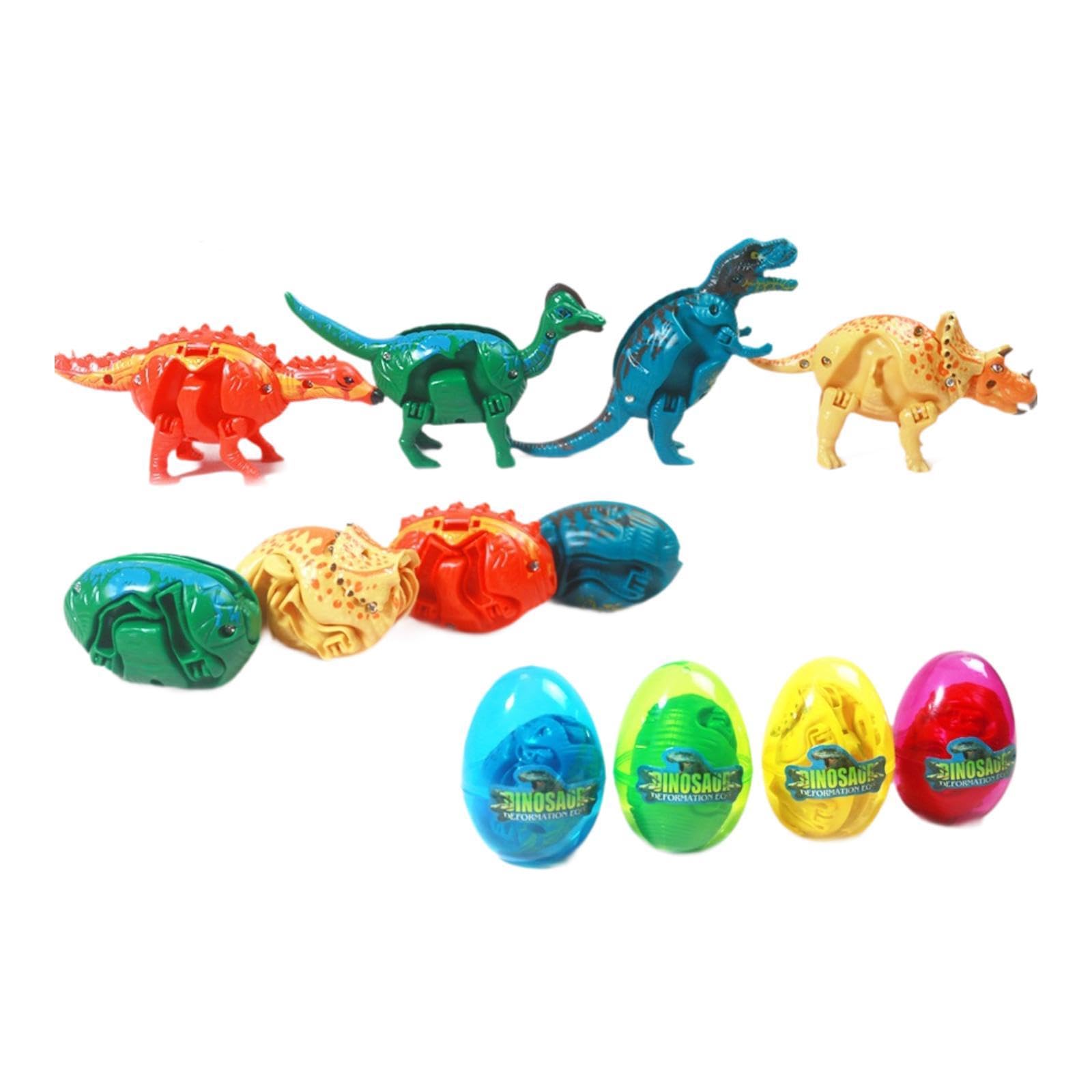 MagiDeal 12 Uova Giganti Trasformabili a Forma di Dinosauro, Forniture per Feste, Decorazioni per Carnevale, Divertenti Uova di Pasqua Pre-riempite, Giocattoli, Style a