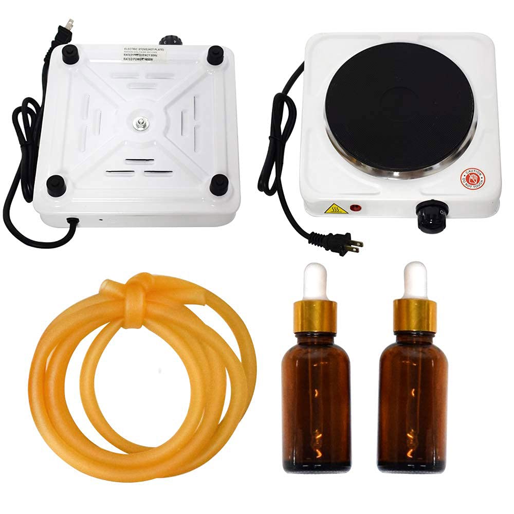 Kit di vetreria da laboratorio per strumenti di distillazione dell'olio essenziale da 1000 ml con bruciatore elettrico