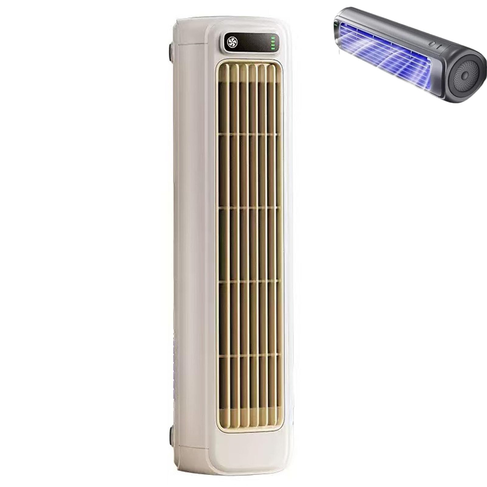 Solyball Air Conditioner, Solyball Cooling Ace, 3 Speed Adjustment, 90° Oscillation for Bedroom Home Kitchen Office (Beige)