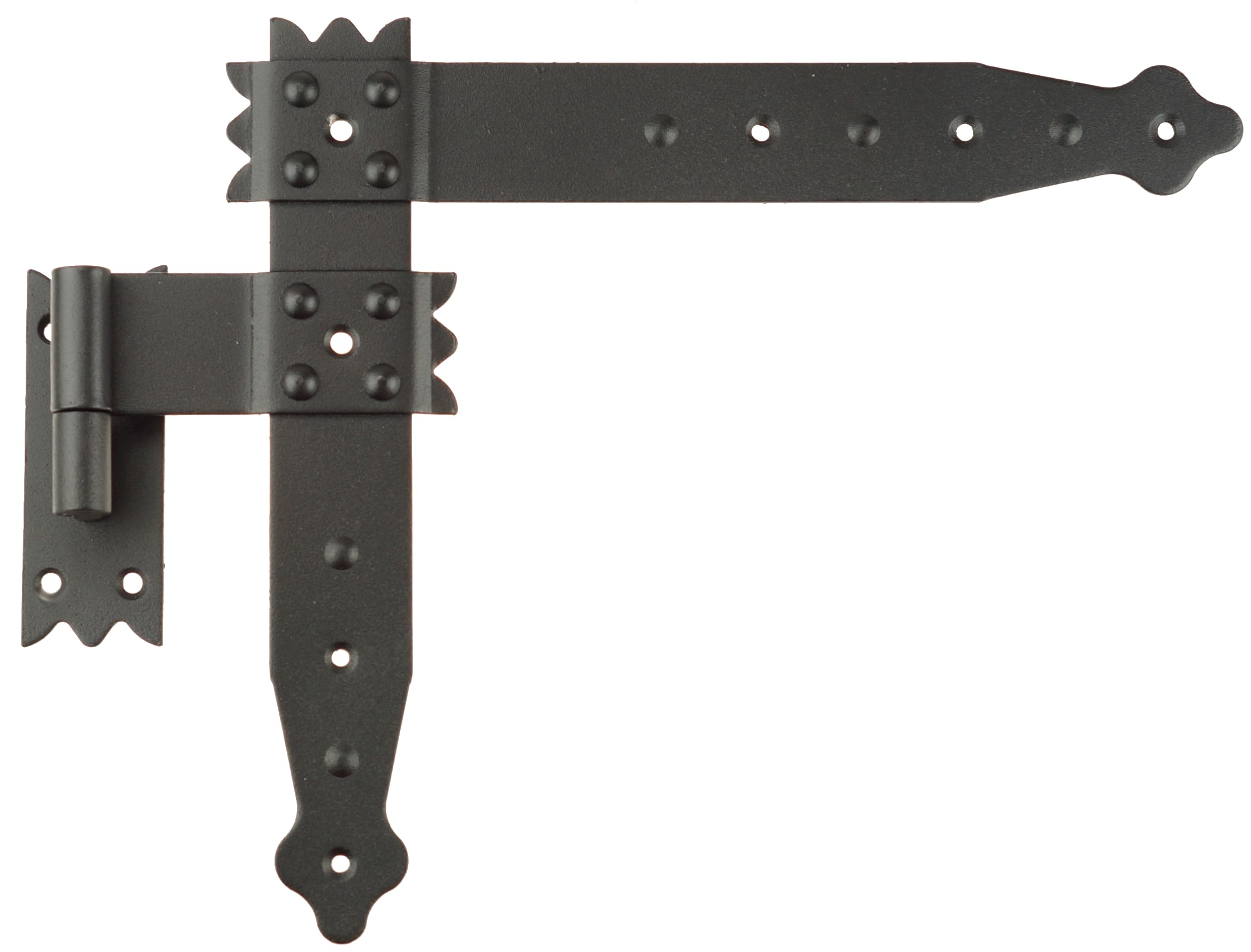 Cerniere per persiane 25x23 cm per porte e cancelli da giardino | uso esterno, Cerniera nera, Cerniere per porte esterne, Cerniera per porta