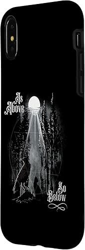 Miniatura 8 de Funda para iPhone 13 Pro Max para hombre como arriba tan abajo Wiccan Pagan Tree of Life Crow Cat Case