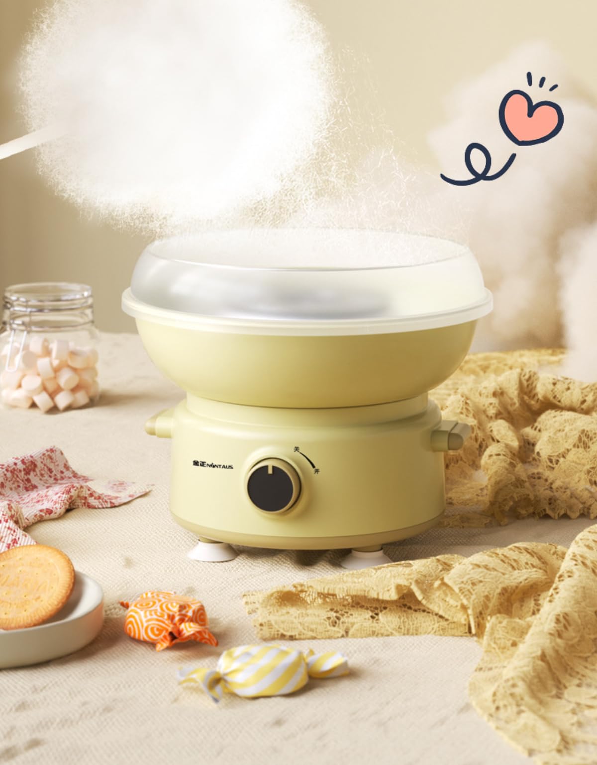 Amazon.co.jp: Ptomoto キッズ綿菓子メーカー 家庭用わたがし機