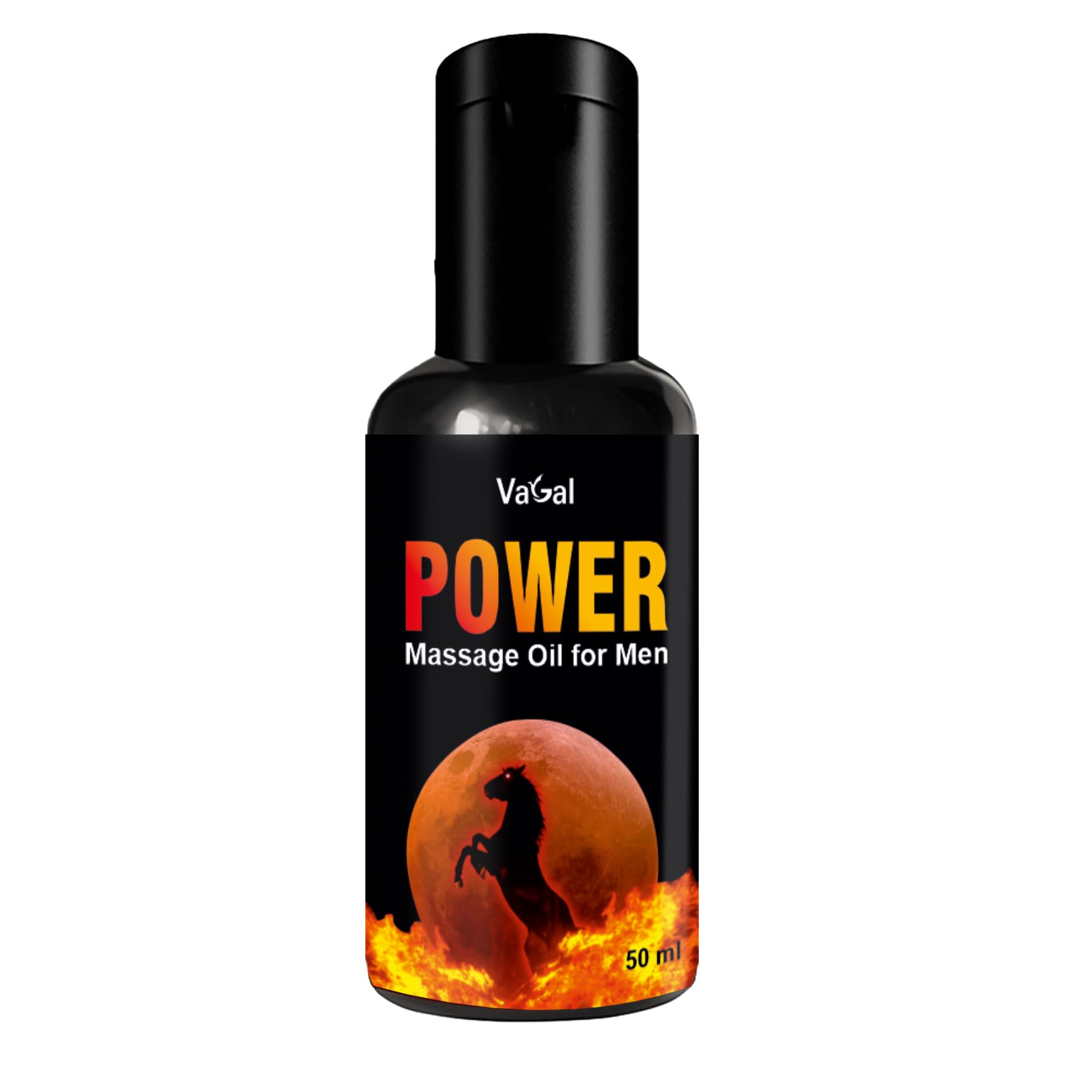 Vagal Horse Power Oil for Men Massage Oil | Ayurvedic Massage Oil for Men | Help Restores Energy & Hardens the Relaxing Muscles | 50ml (B0D8W8D625) Amazon Price History, Amazon Price Tracker