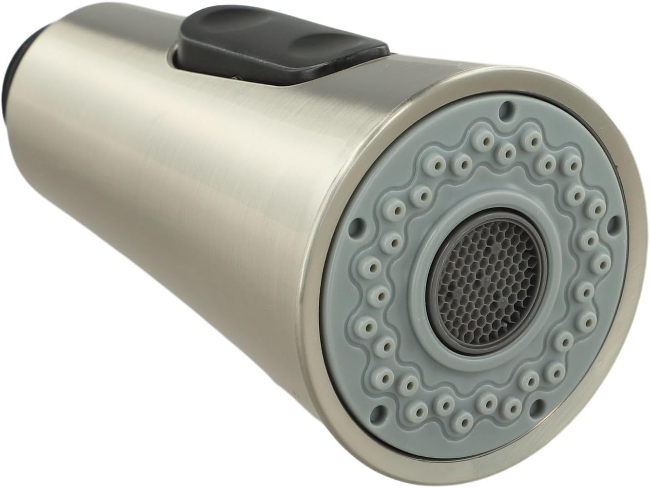 Kitchen Tap Spray Head Replacement for Basin Mixer Faucets Two Spray Settings Rain and Bubbling Pattern (Brushed)