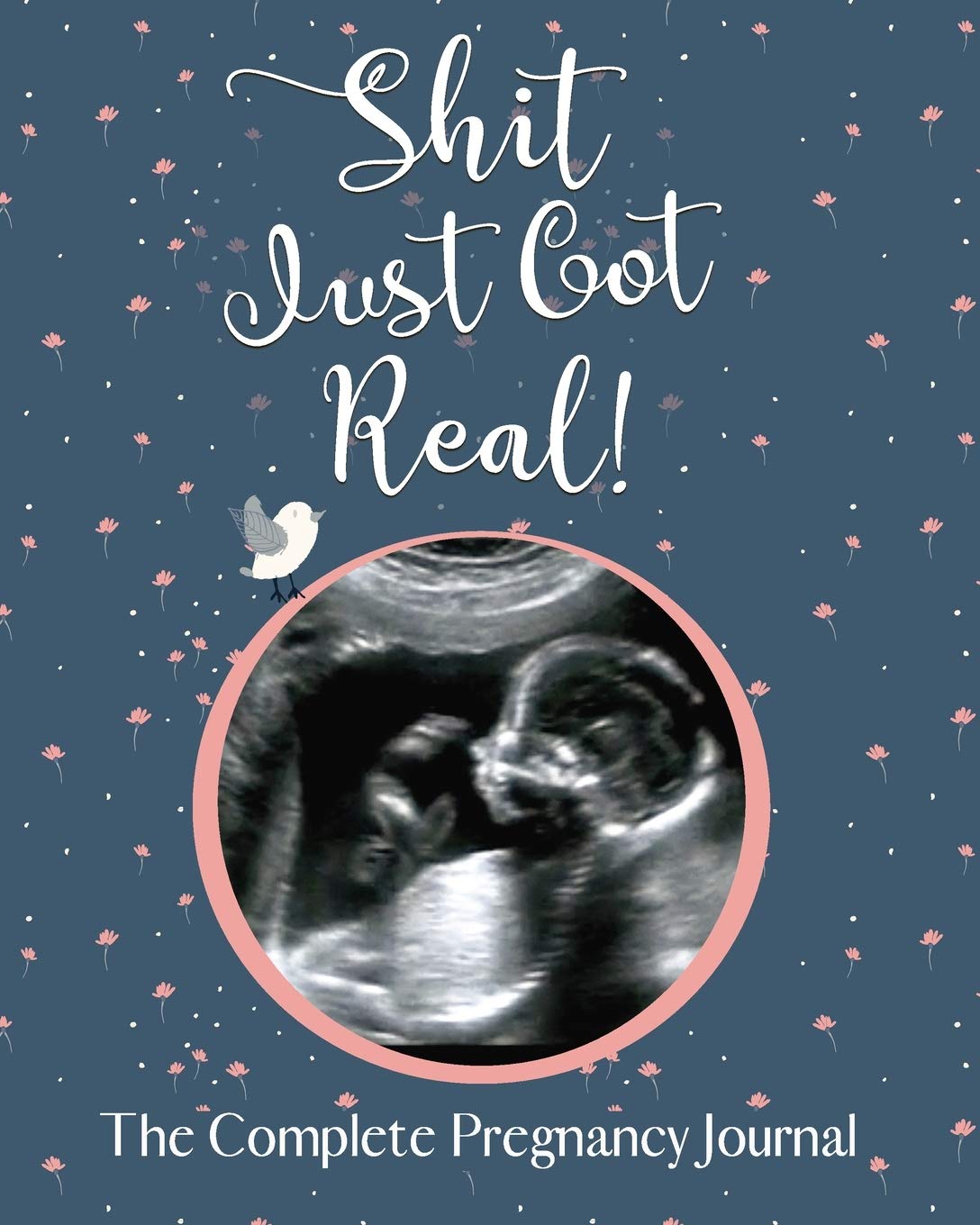 Shit Just Got Real Complete Pregnancy Journal: Funny Premium Planner Journal For the Offbeat Mom-To-Be. Workbook, Diary And Organizer With Prompts ... - The Best Gift For The Expecting Mom-To-Be