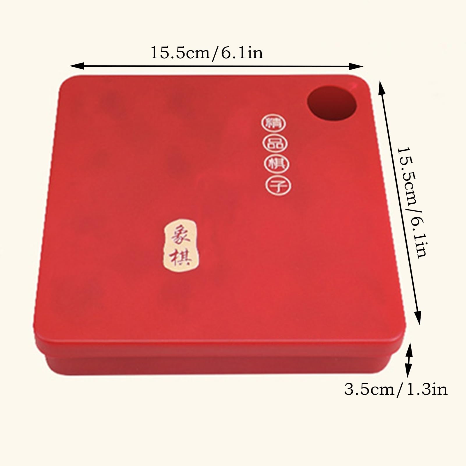 Scacchi Cinesi Tradizionali Xiangqi per 2 Giocatori, Set da Gioco da Tavolo da Viaggio Portatile con Pezzi in Legno di Sandalo e Scacchiera in Pelle.