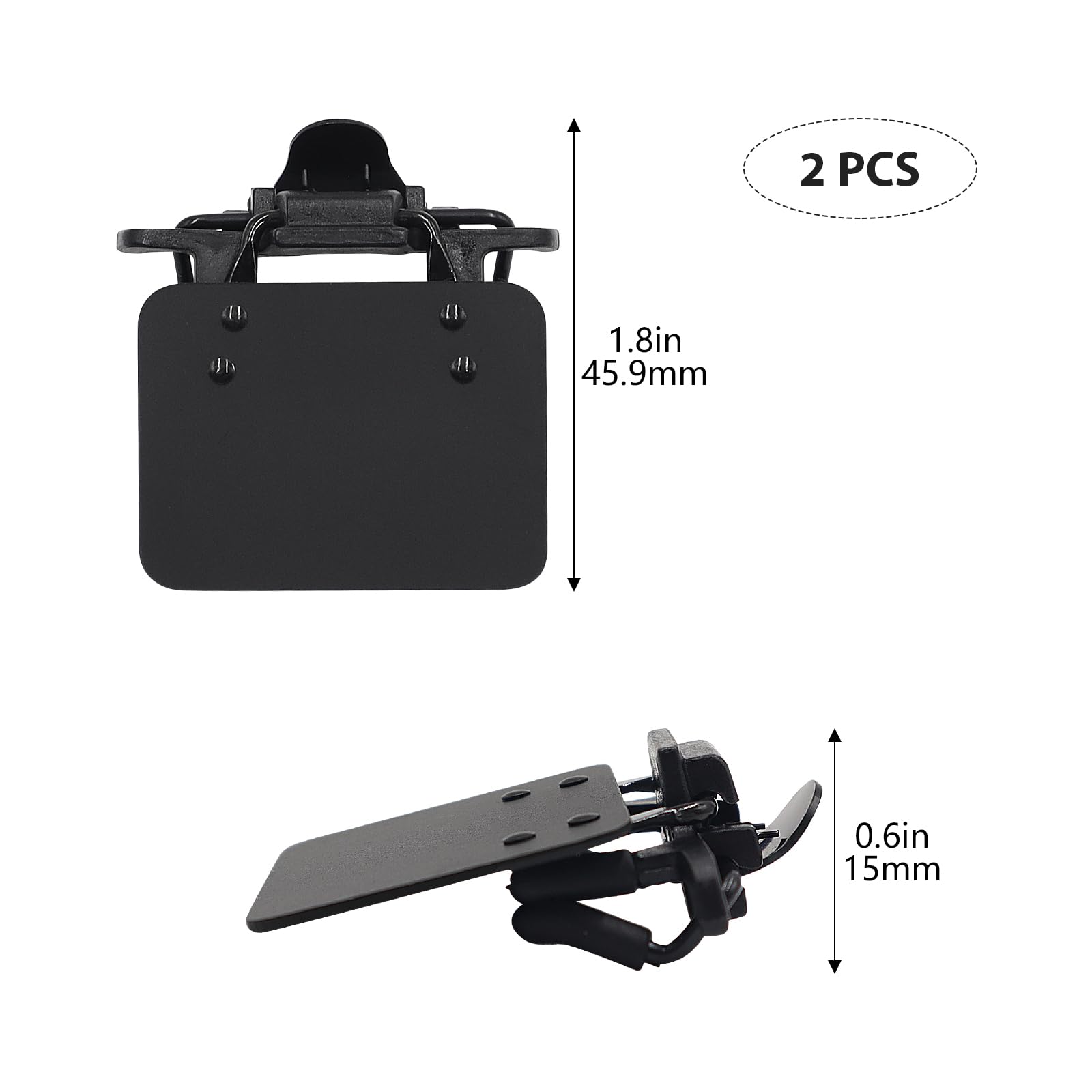 Lot de 2 paires de lunettes de tir avec patch - Standard international - Aide à la cible