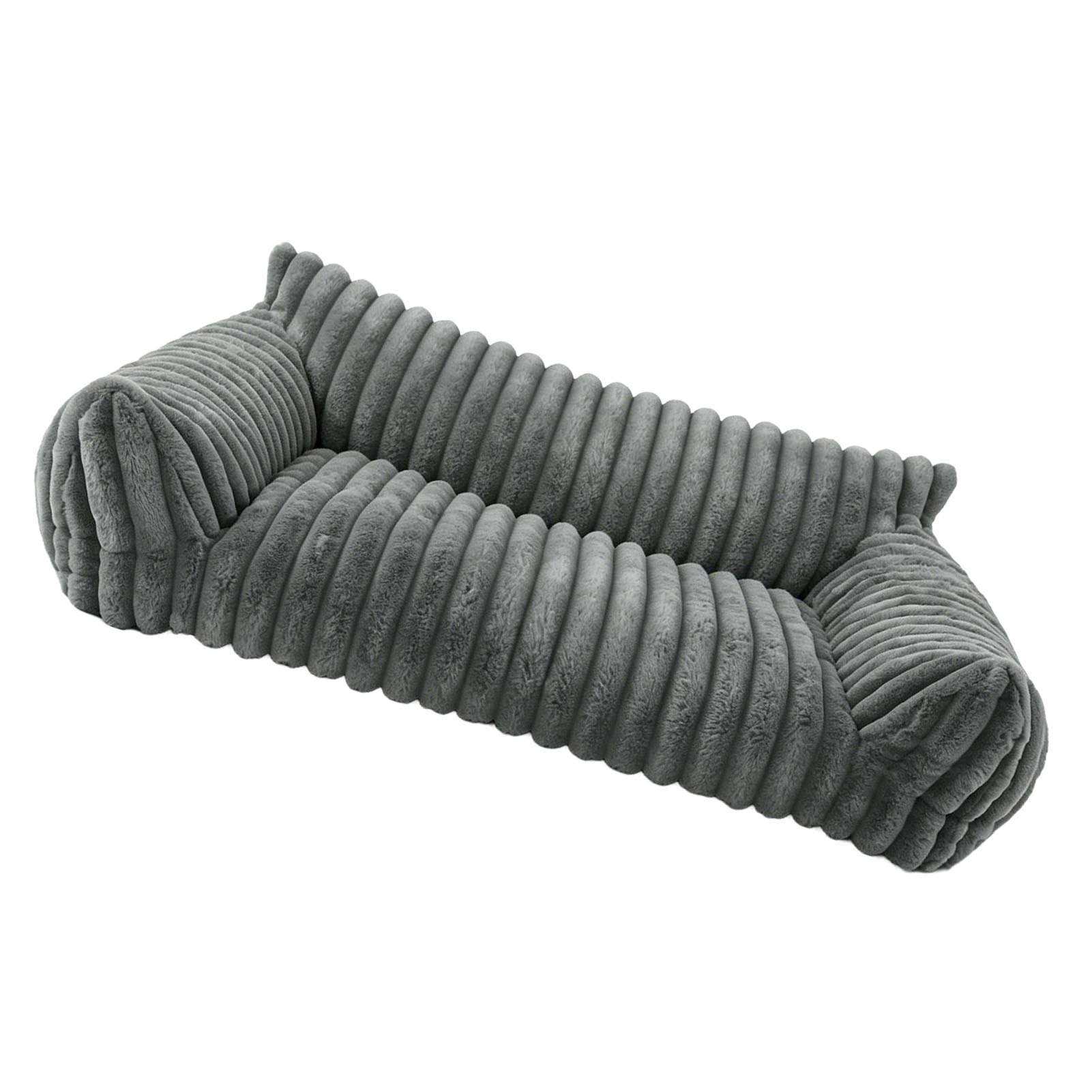 Pssopp Hundesofa, Hundecouchbett, Waschbar, Bequem, Warm, Weich, Sofa für Kleine Katzen, Hunde, Katzenzubehör (S 60 * 45 * 20cm)