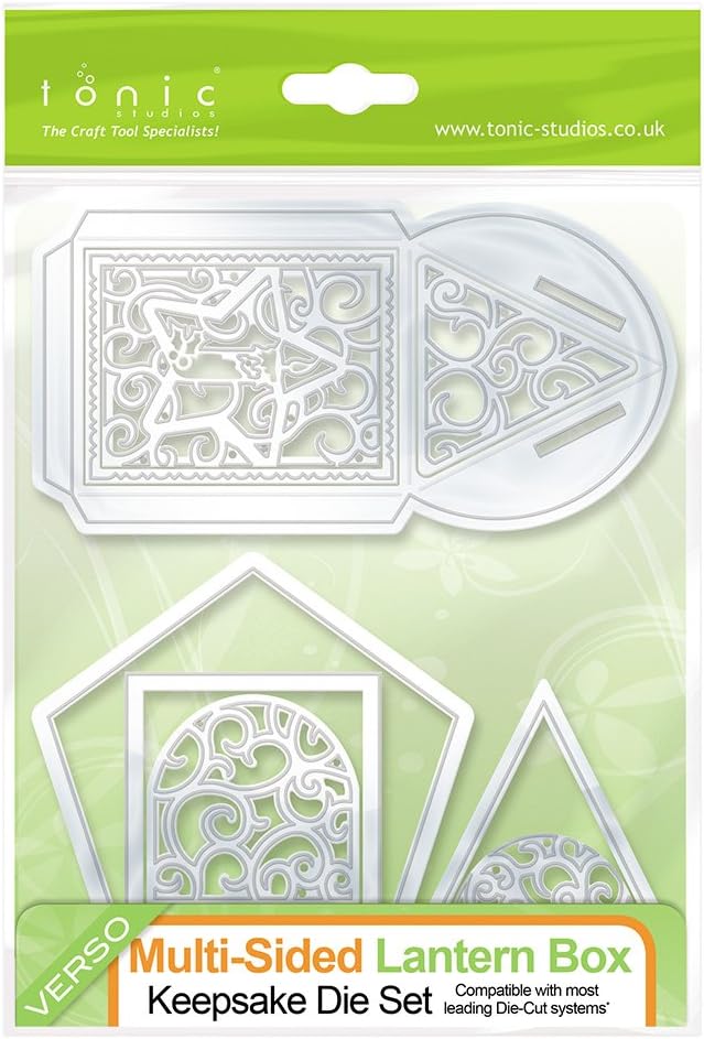 Tonic Studios 625E Indulgence Keepsakes - Multi Sided Lantern Box Die, Grey