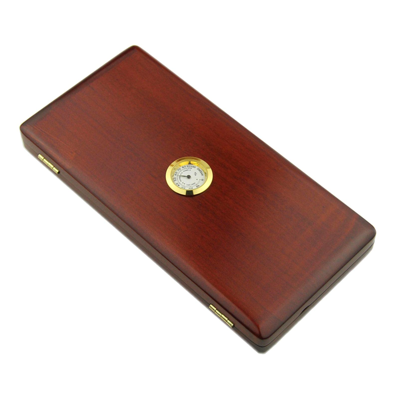 Estuche de Madera Maciza para Oboe con Capacidad para 20 Cañas E Higrómetro.