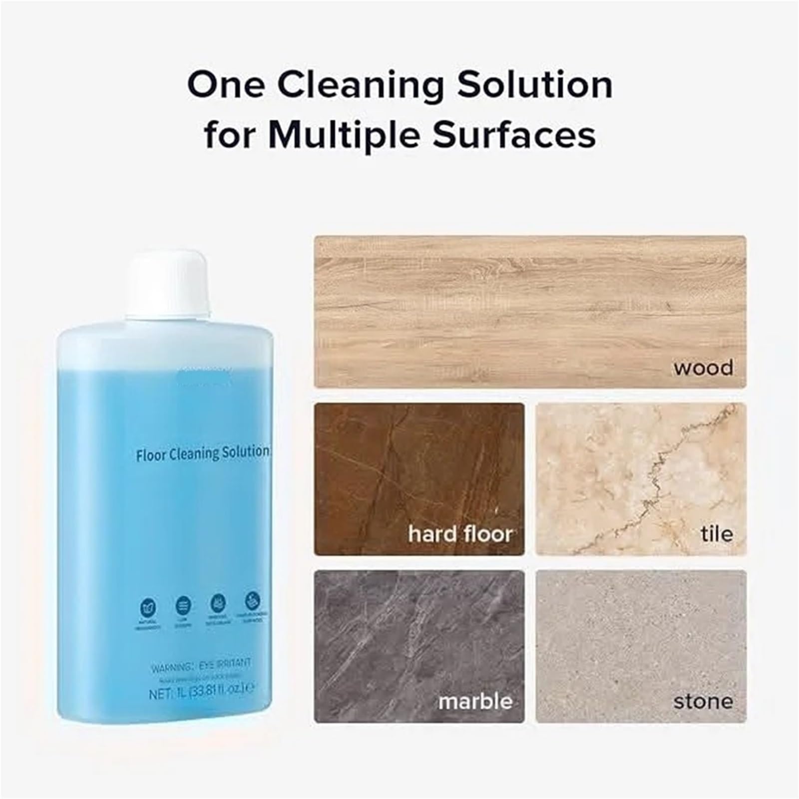 1L Multi-Surface-Bodenreiniger, Reinigungslösungsersatz, Kompatibel Mit Roborock S7 Max Ultra / S8 Pro Ultra / Q7-Serie(3-packy)