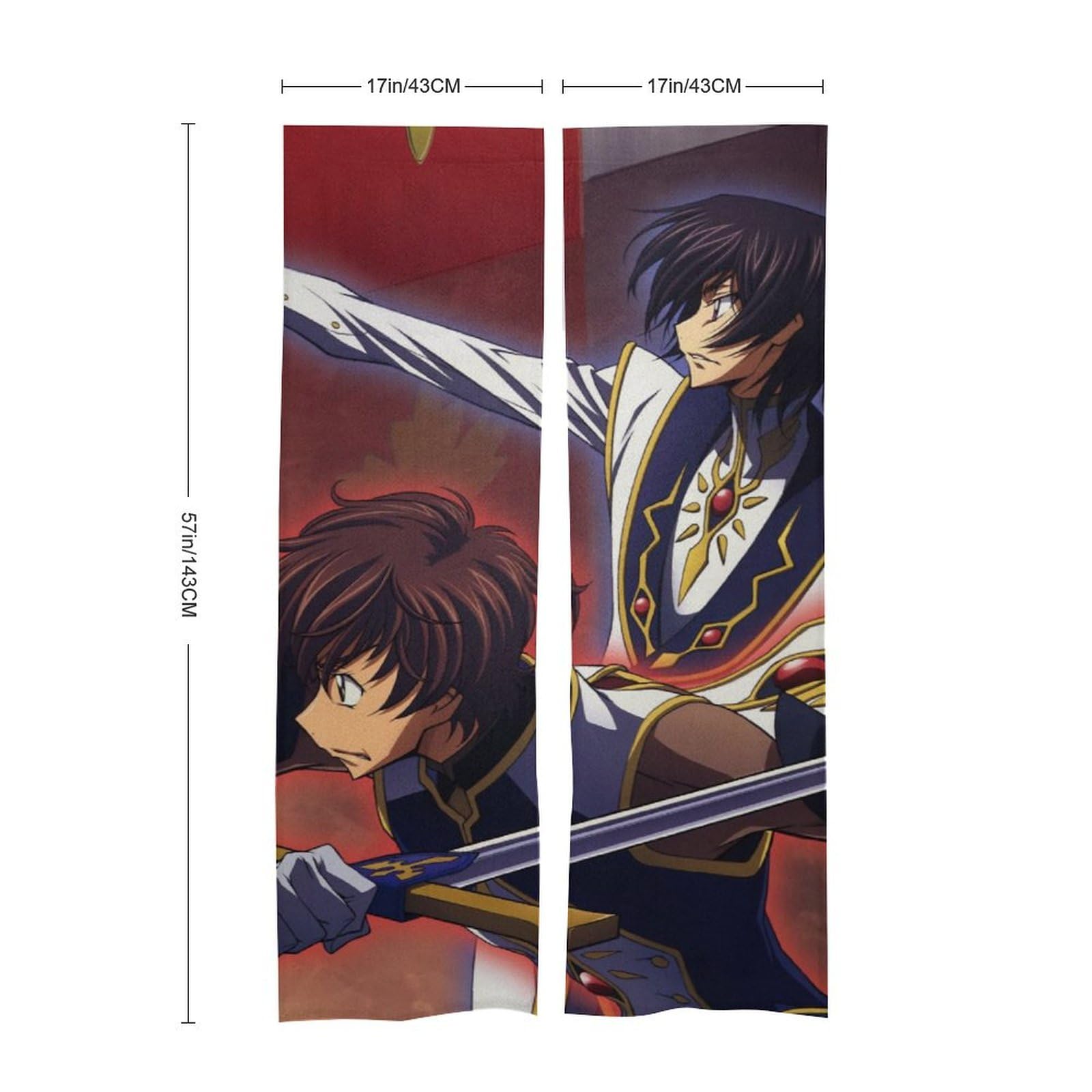 Amazon.co.jp: 暖簾 Code Geass コードギアス反逆のルルーシュ ブルー