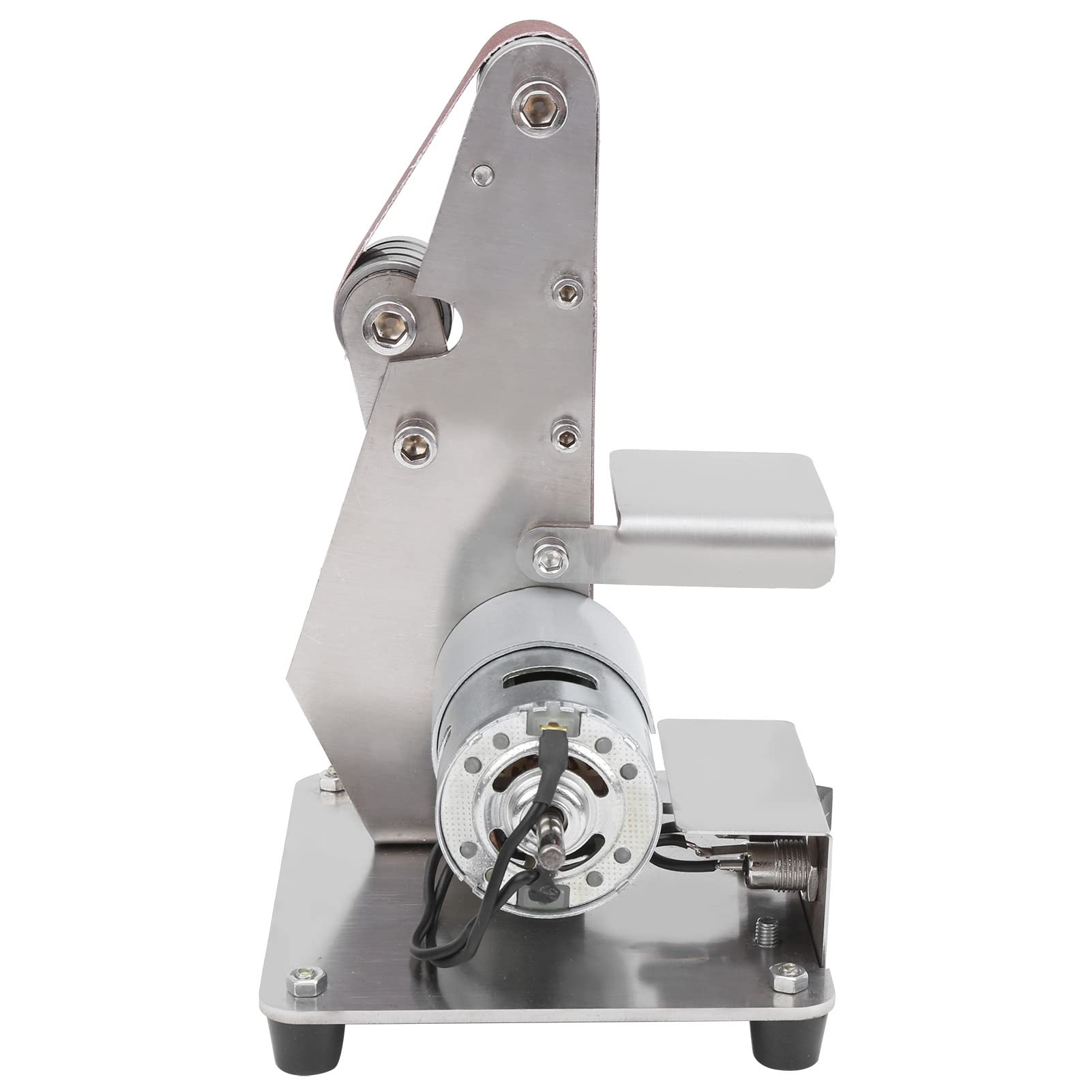Mini elektrische bandschuurmachine 7-speed instelbare DIY polijstmachine kantenschuurmachine 600 m/min Mini Grinder riem machine slijpmachine bandschuurmachine (895 motor
