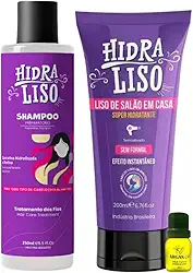 Selagem HidraLiso Progressiva Orgânica 200 Shamapoo 250 Ml