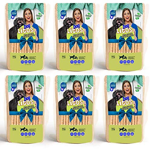 Kit com 6 Palitos Assados Doglitos - Grão de Bico & Tapioca 90g