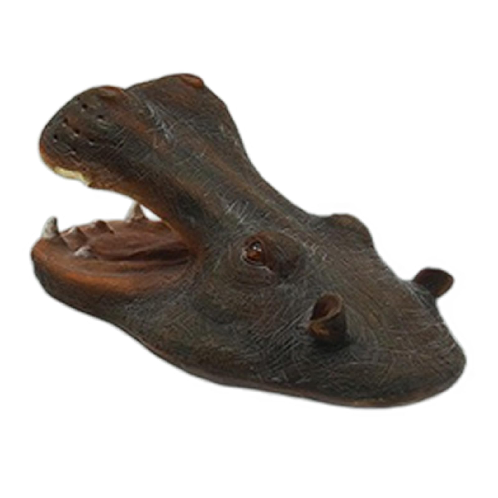 Bbajszx Wild Shape Perfect for Pond Lake and Water Feature Decoration Premium Resin Floating Animal Statue Realistic Figurine