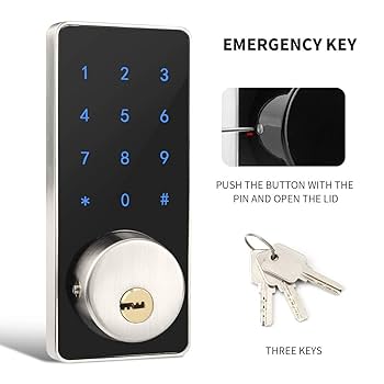 Amazon.co.jp: Manhaoya スマートロック スマート電子ドアロック