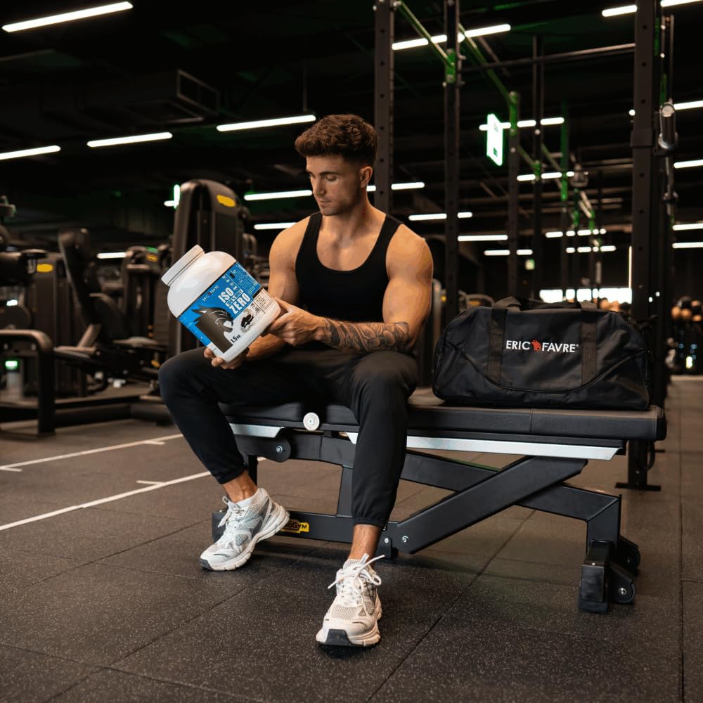 ISO WHEY ZERO 100% Pure Protéine - Pure Whey Protéine Isolate Savoureuse Pour Prise de Masse Musculaire - Assimilable Rapidement - 500g - Saveur Chocotella - Eric Favre
