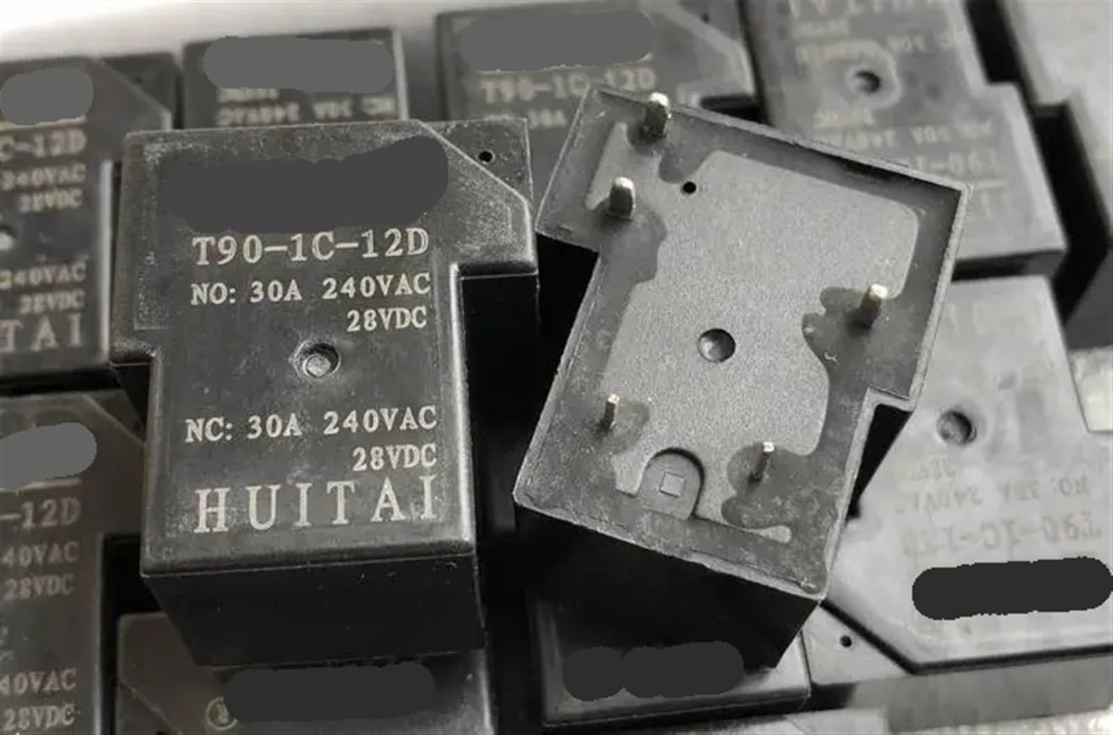 AARTERZZA 10PCS Relay T90-1C-12D 5PIN 30A/240VAC 30A/28VDC