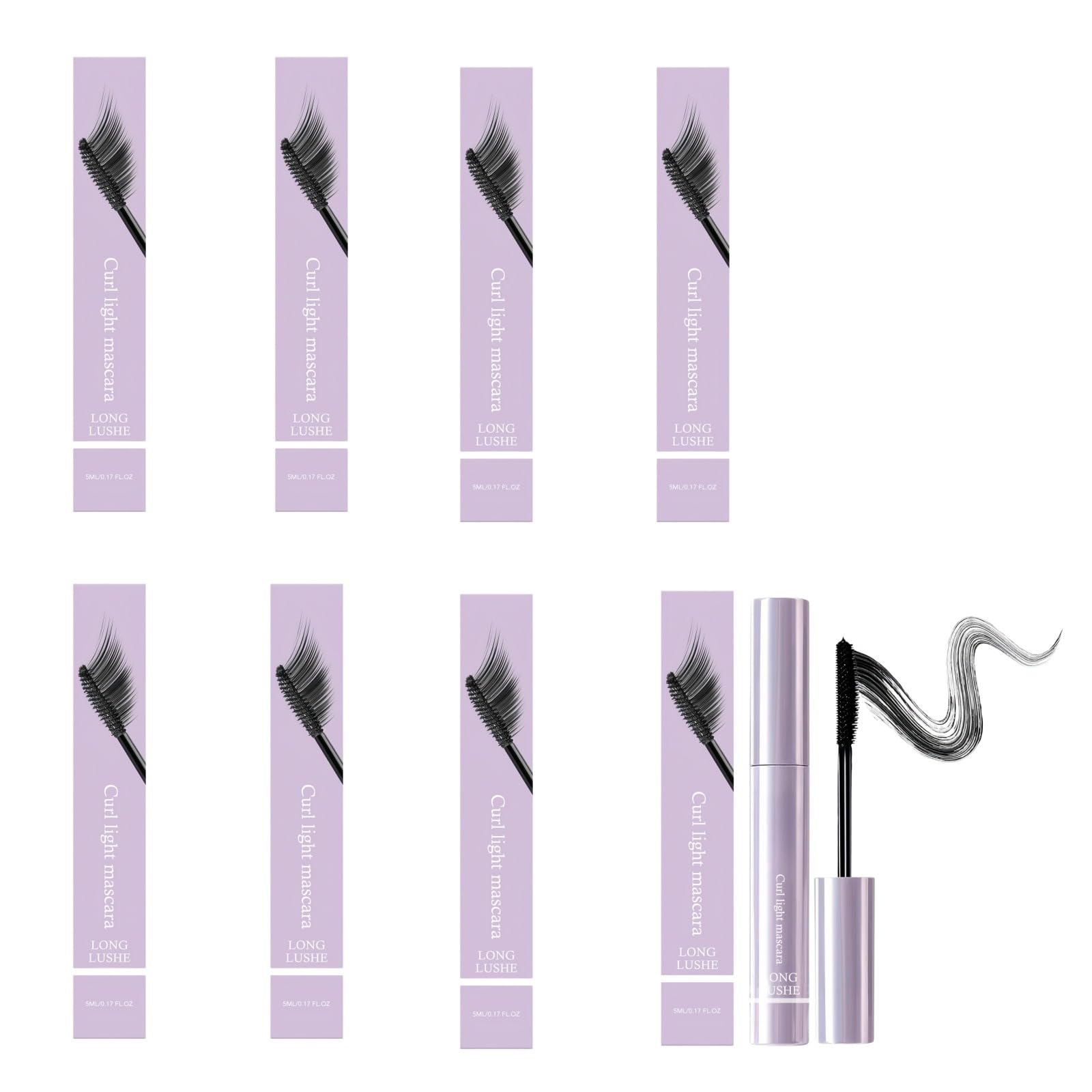 Wasserfeste Mascara, schwarz, Teleskop-Mascara