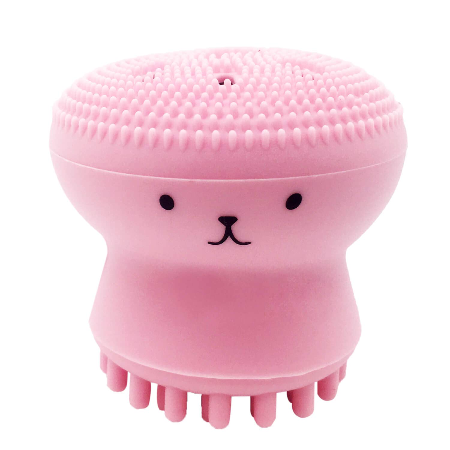 Octopus Design Silicone Face Skin Care Makeup Tool Cleansing Brush for Deep Cleaning, Silicone Beauty Pore Cleansing Facial Brush with Sponge, for Exfoliating, Massage, Cleansing