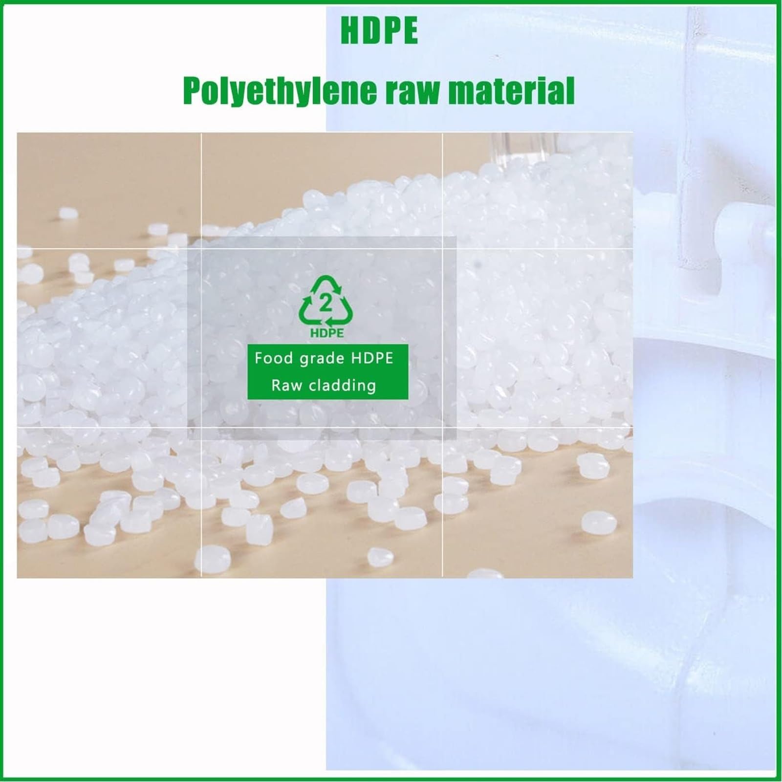 Plastikowy Zbiornik Wodę Pokrywą Uszczelniającą Idealny Na Kemping Wycieczki Kamperem Do Pracy Z Przyczepą Kempingową, Łatwy W Czyszczeniu Obsłudze