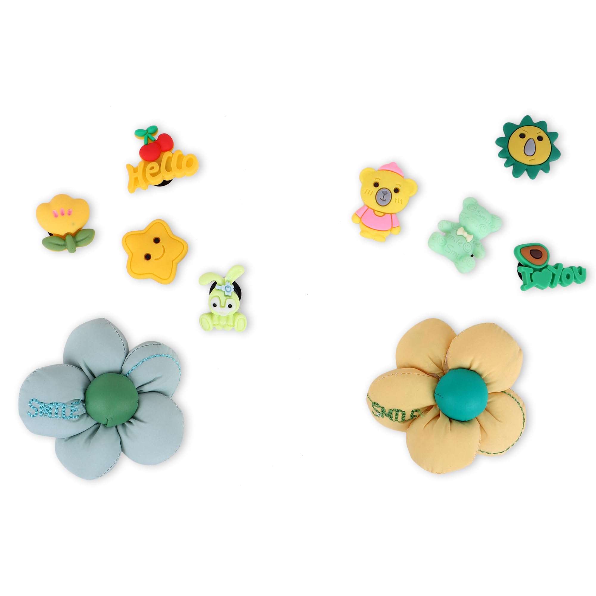 CASSIEY Polyvinyl Chloride Shoe Jibit Charms Clog Pack Of 10 Pc Different Characters Used To Decorate Clogs Shoes For Rounded Holes Charms For Shoes Flower Design, Multicolor (B0D5K5FZ2J) Amazon Price History, Amazon Price Tracker