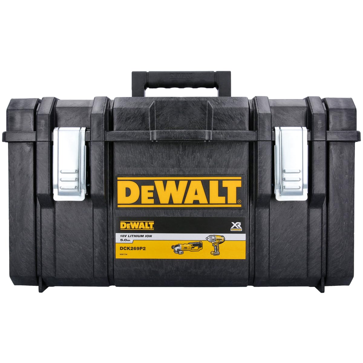 DeWalt DS300 TOUGHSYSTEM Tool Box for Power Tools Without Tote Tray 1-70-322