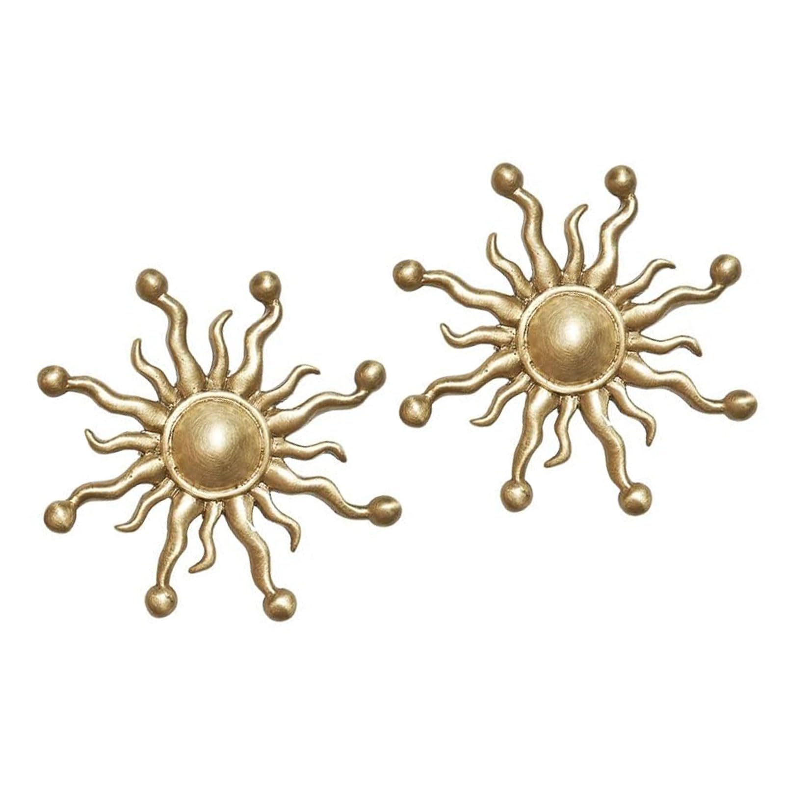 Tertioi Multicolor Unique Drawer Pull Brass Dresser Knobs Cupboard Handles Modern Furniture Handles Sun Shaped Bedside Cabinet Pulls Brass Cabinet Pulls And Knobs