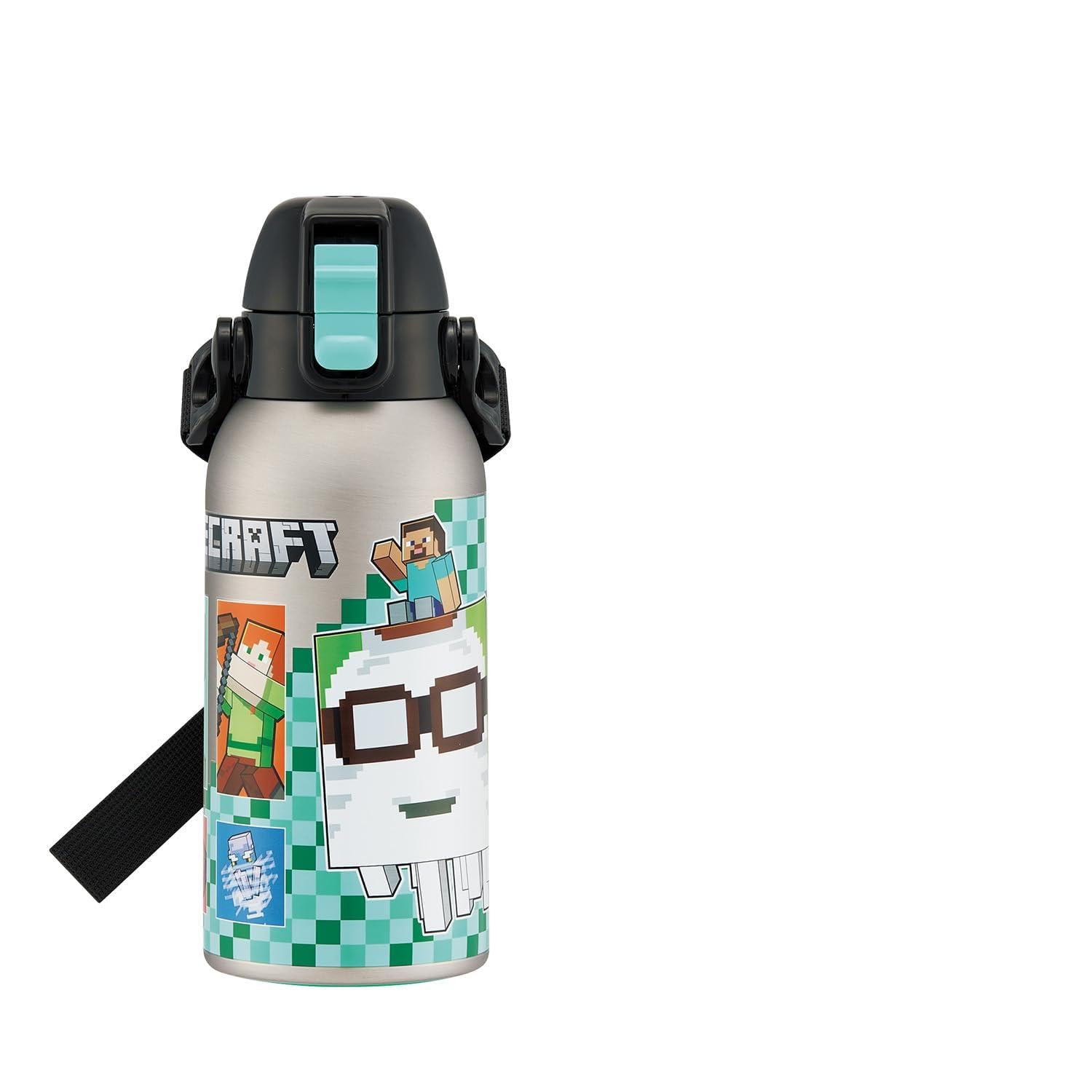Amazon｜スケーター(Skater) 水筒 子供用 直飲み 600ml マインクラフト