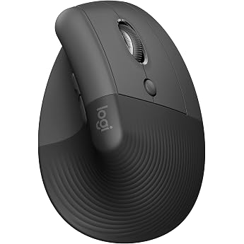 Logitech Lift Vertical Ergonomic Mouse Wireless Bluetooth or Logi Bolt USB Receiver Quiet Clicks 4 Buttons Ergo K860 Wireless Ergonomic Keyboard Split Keyboard DEU QWERTZ - Graphite