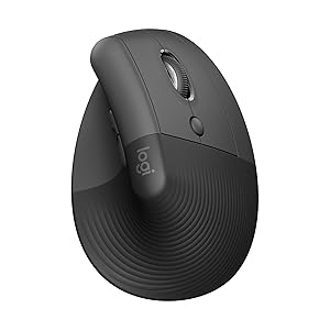 Logitech Lift Ratón Ergonómico Vertical, Inalámbrico, Bluetooth o Receptor Logi Bolt USB, clics Silenciosos, 4 Botones, Compatible con Windows/macOS/iPadOS, portátil, PC - Grafito - Oferta en Informática