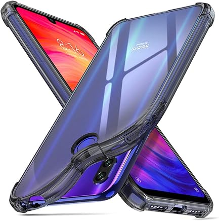 ORNARTO Funda Redmi Note7, Carcasa Silicona Transparente Protector TPU Airbag Anti-Choque Ultra-Delgado Anti-ara?azos Case Caso para Tel?fono Xiaomi Redmi Note 7(2019) 6,3