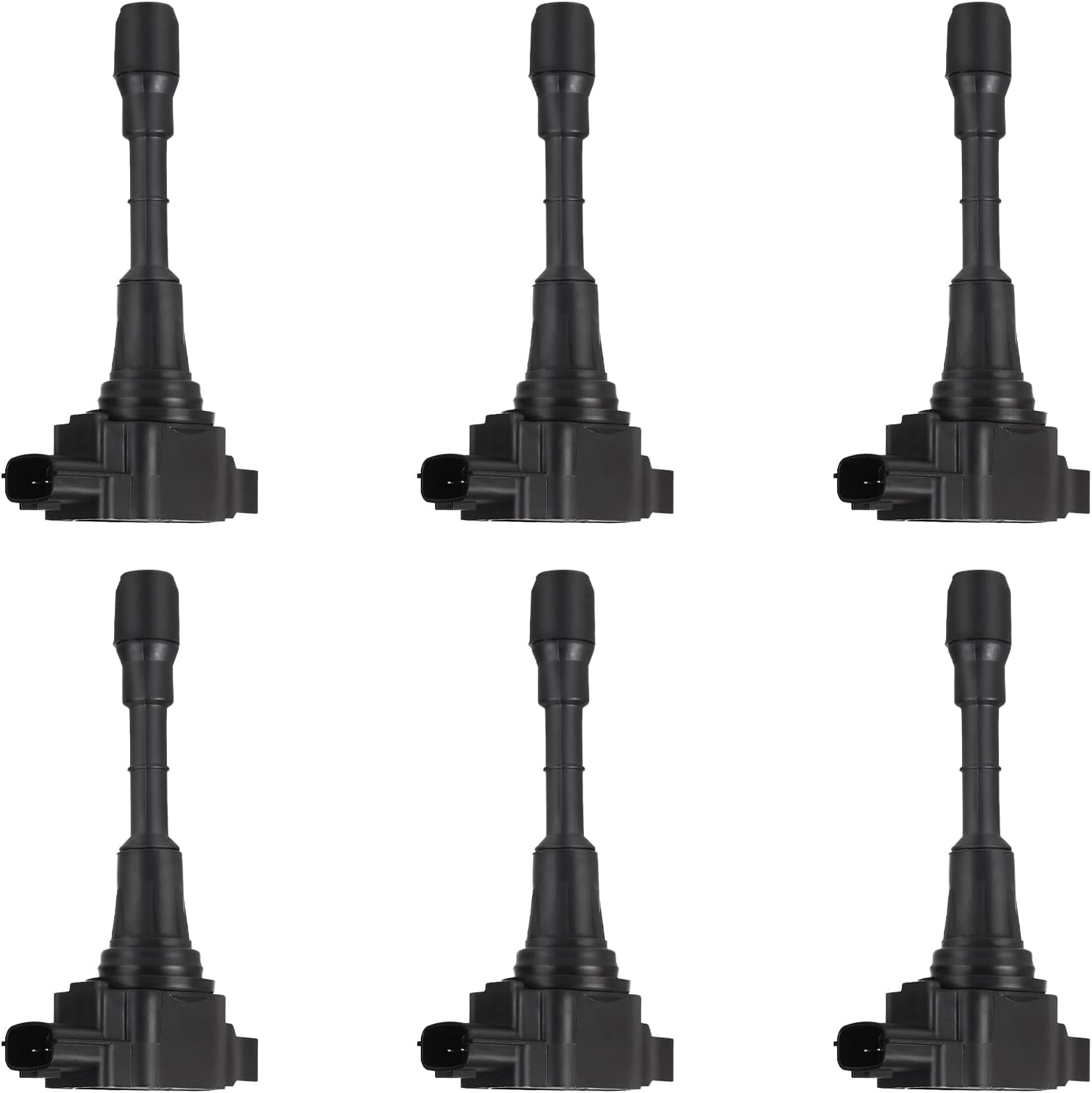 ITOM Ignition Coil Pack UF617 Compatible with Nissan 2009-2016 370Z 3.7L V6 Infiniti 2013 EX37 2009-2010 FX50 2008-2013 G37 M37 V6 5.0L V8 Coil Packs, Replace UF-617 22448-EY00A 5C1788 Set of 6