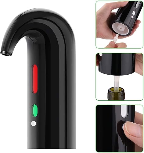 Miniatura 3 de Vertedor eléctrico aireador de vino, abridor de botellas de vino más vendido con accesorios de vino 2024, boquilla de decantador de vino de alta