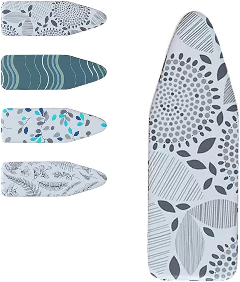 Iron Board Replacement Cover Adjustable Ironing Board Cover, Ironing Board Cover and Pad with Padding 36x12 39x13in 43x13 48x15in(Circles,39x13in(100x33cm))