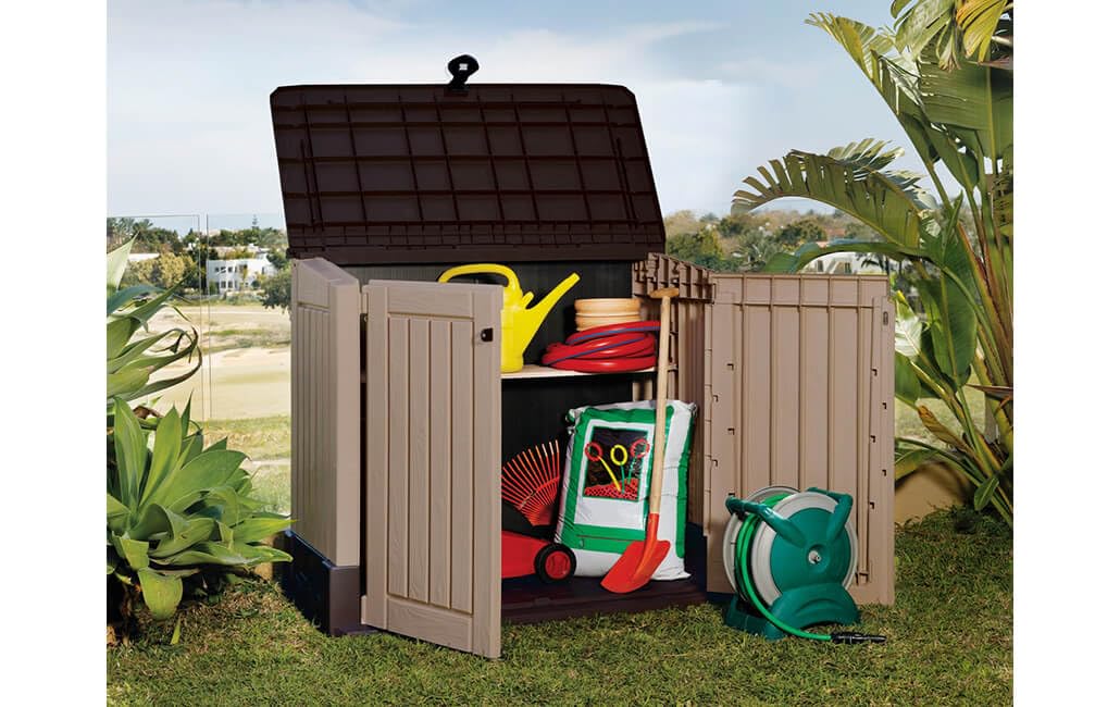 Keter Porta Attrezzi da Giardino STORE IT OUT MIDI Beige
