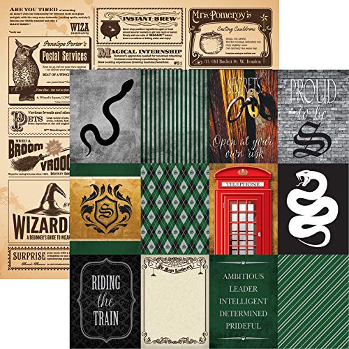 Reminisce Wizard 102 Mayhem papier scrapbooking recto verso 30x30