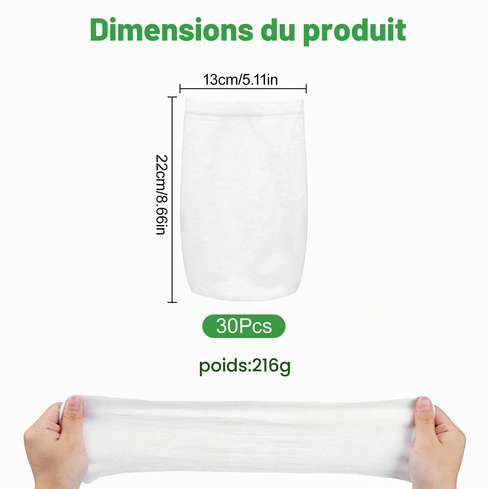 Lot de 30 chaussettes skimmer de piscine, chaussettes filtrantes pour skimmer, étang, nettoyage de la saleté et des feuilles pour piscine, filtre à tamis