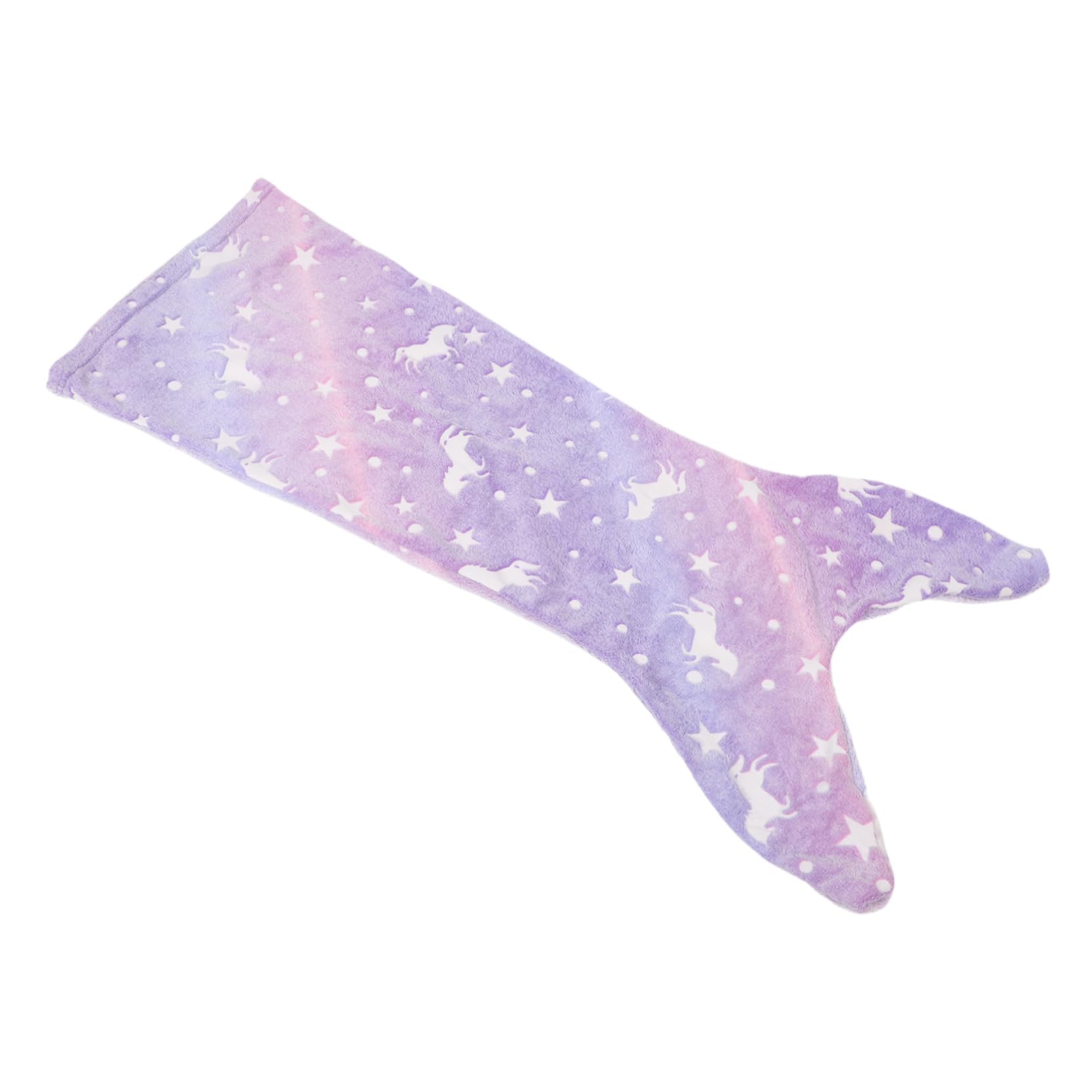 Mermaid Tail Blanket Soft Wearable Boys and Girls Sleeping Bag for Boy Girl Nighttime Comfort Cozy Blanket for Unicorn Glow Dark