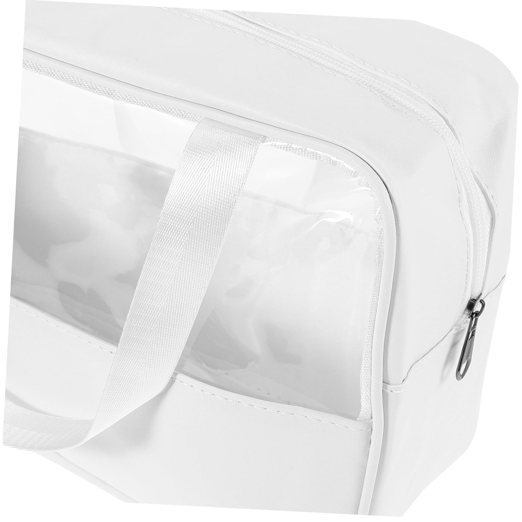 4 Pezzi Borsa Cosmetici Portatile Capacità Splashproof con Patchwork alla Moda Organizer Multifunzionale per Viaggio e Scuola Trousse Trasparente Resistente Allumidità