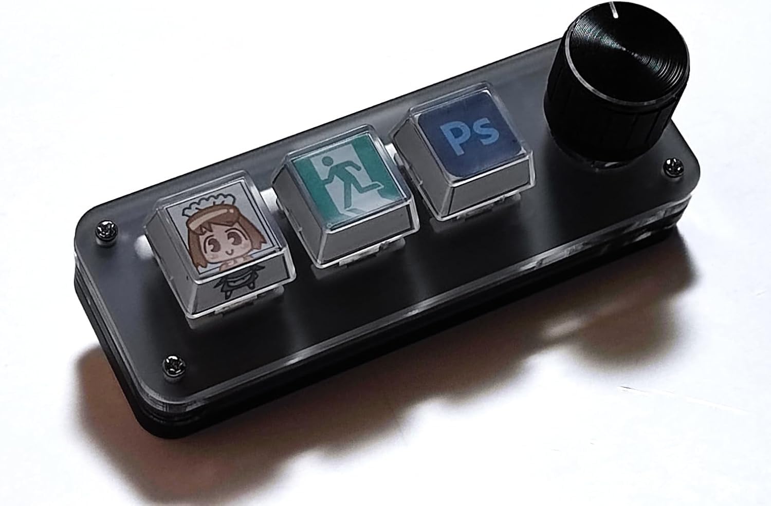 Amazon | XYZA Tinykeyboard3Plus 3ボタン＋1ノブ 赤軸 メカニカル