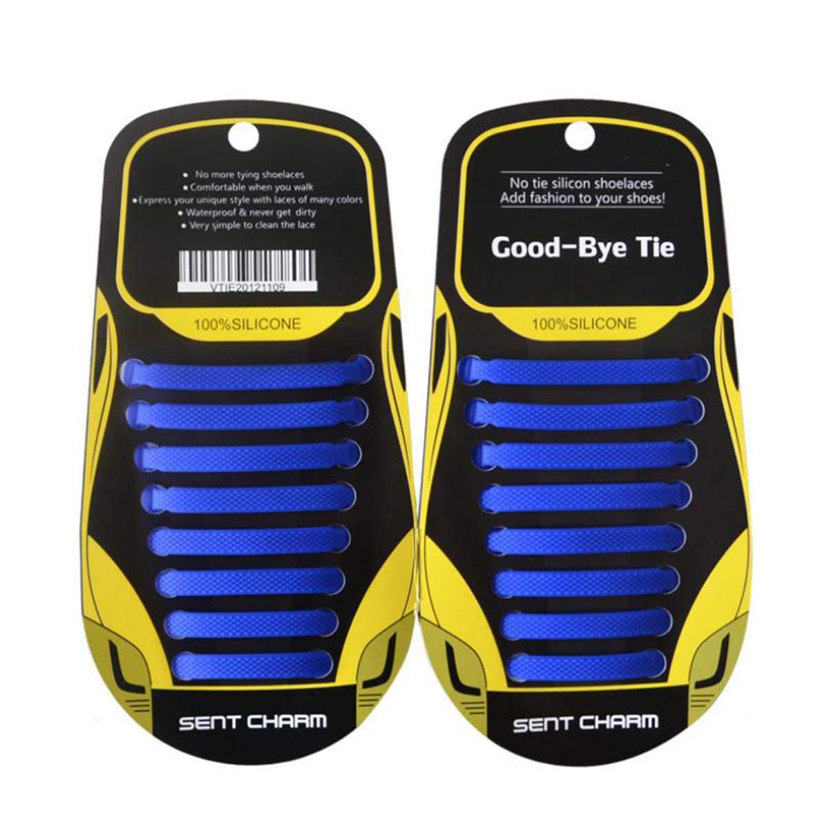 No Tie Lazy Silicone Shoelace for Adults and Youth KeyWants Elastic Shoes Laces Fit for Sneaker, Casual Shoes