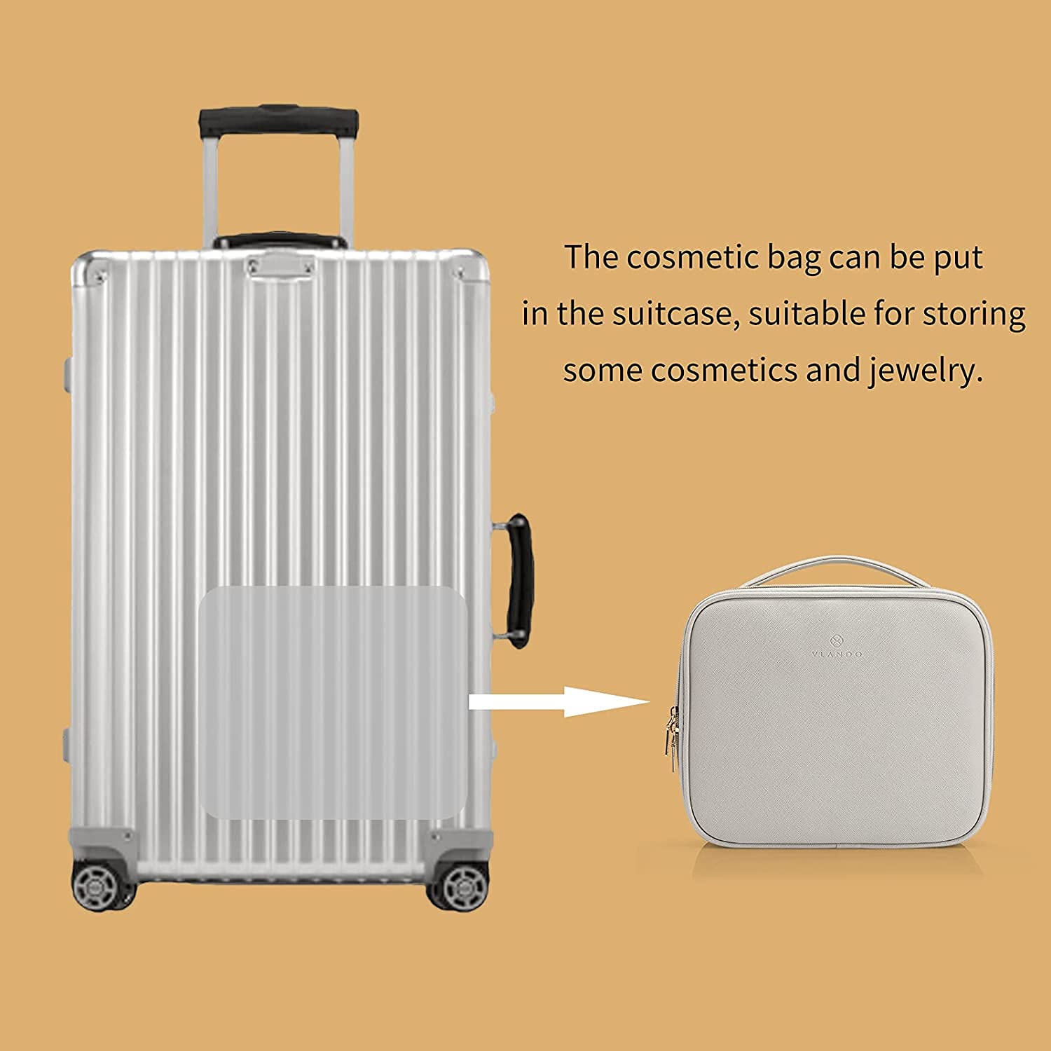 Support de Rangement Bijoux, Sac à cosmétiques Portable