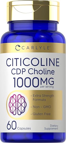 Carlyle Citicoline 500mg Capsules for Cognitive Support