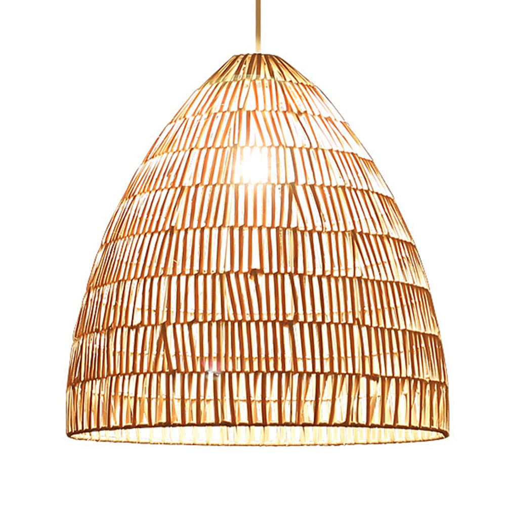 LYMSXAZOU Japanese Style Chandelier rattan Creative Pendant Lights Southeast Asian Pastoral Chandeliers Nostalgic Garden Hanging Lamp Home Decoration Lighting Fixture For Living Room,Dinner Room