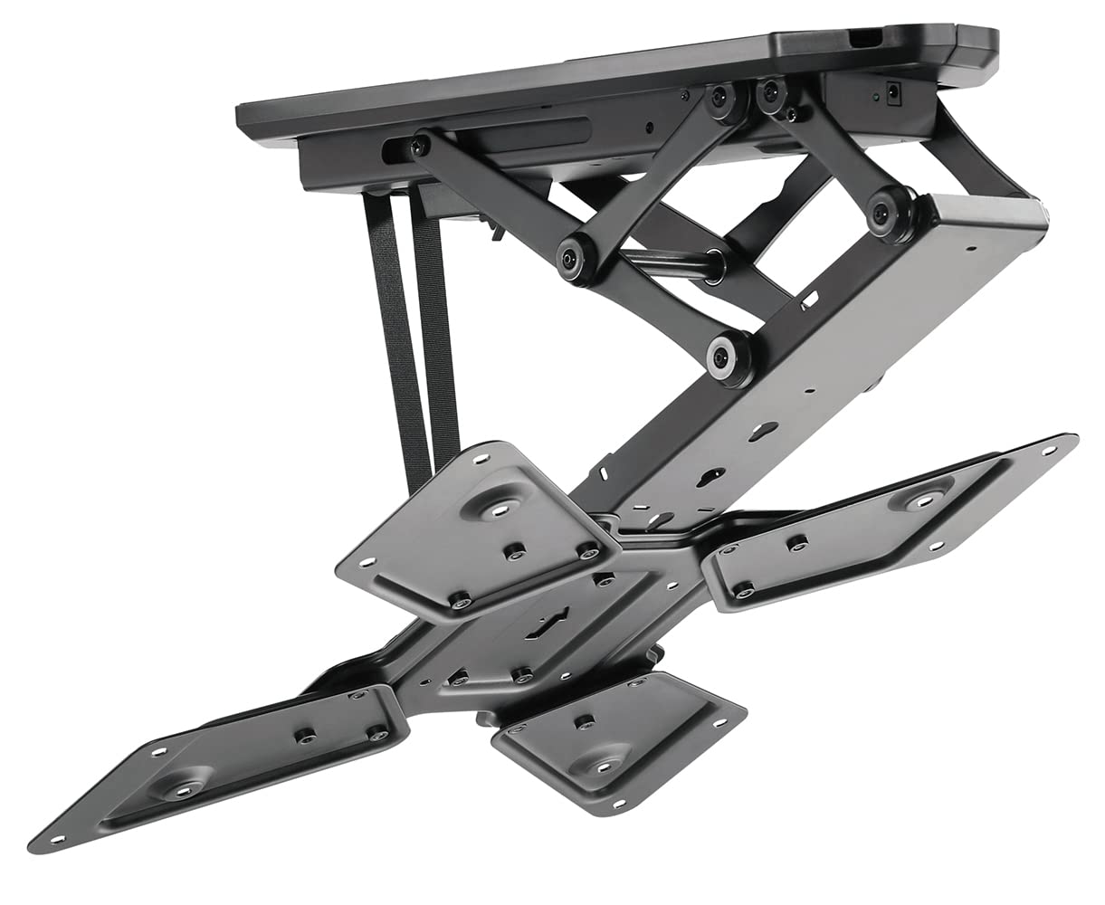Supporto TV Motorizzato Montato A Soffitto, con Telecomando Supporto TV